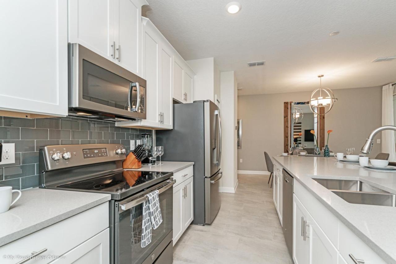 Modern Townhome Wprivate Pool Free Water Park Kissimmee Exterior foto